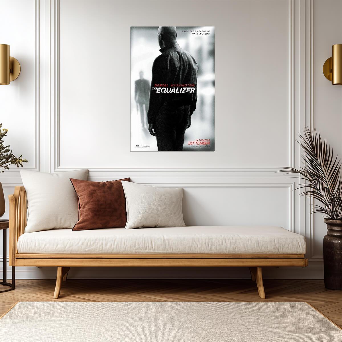 The Equalizer Denzel Washington | Action Thriller Movie Poster | Vigilante Justice Film Art - Movies & TV Poster
