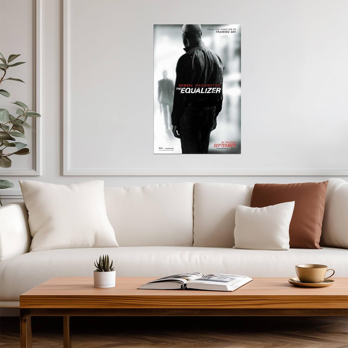 The Equalizer Denzel Washington | Action Thriller Movie Poster | Vigilante Justice Film Art - Movies & TV Poster