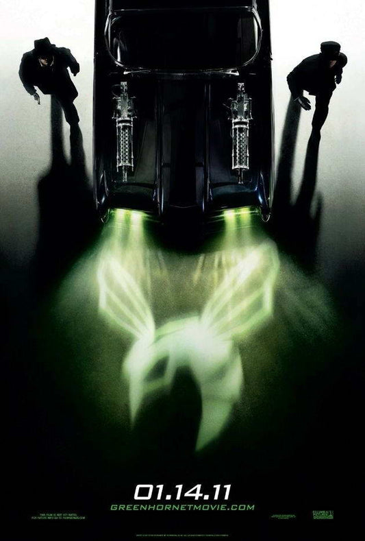 The Green Hornet Black Beauty Car | Superhero Action Movie Poster | Seth Rogen Film Art - Movies & TV Poster