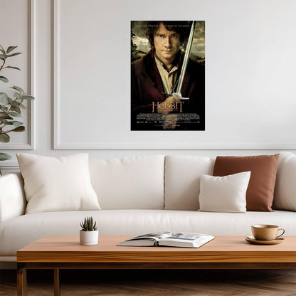 The Hobbit An Unexpected Journey | Fantasy Adventure Poster | Middle-earth Wall Art - Movies & TV Poster