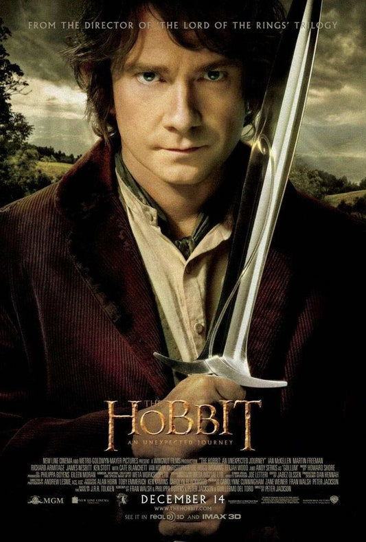 The Hobbit An Unexpected Journey | Fantasy Adventure Poster | Middle-earth Wall Art - Movies & TV Poster