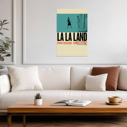 La La Land Emma Stone & Ryan Gosling | Musical Romance Movie Poster | City of Stars Wall Art - Movies & TV Poster