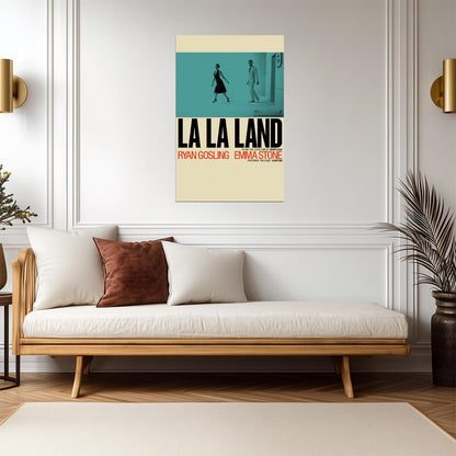 La La Land Emma Stone & Ryan Gosling | Musical Romance Movie Poster | City of Stars Wall Art - Movies & TV Poster