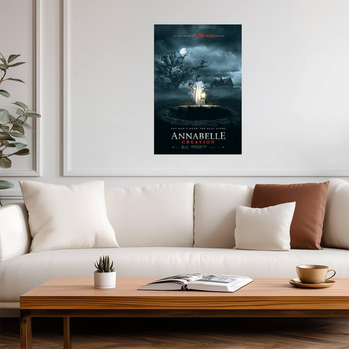 Annabelle Creation Stephanie Sigman | Supernatural Horror Poster | The Conjuring Universe Art - Movies & TV Poster
