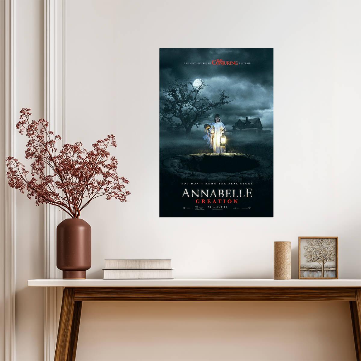 Annabelle Creation Stephanie Sigman | Supernatural Horror Poster | The Conjuring Universe Art - Movies & TV Poster