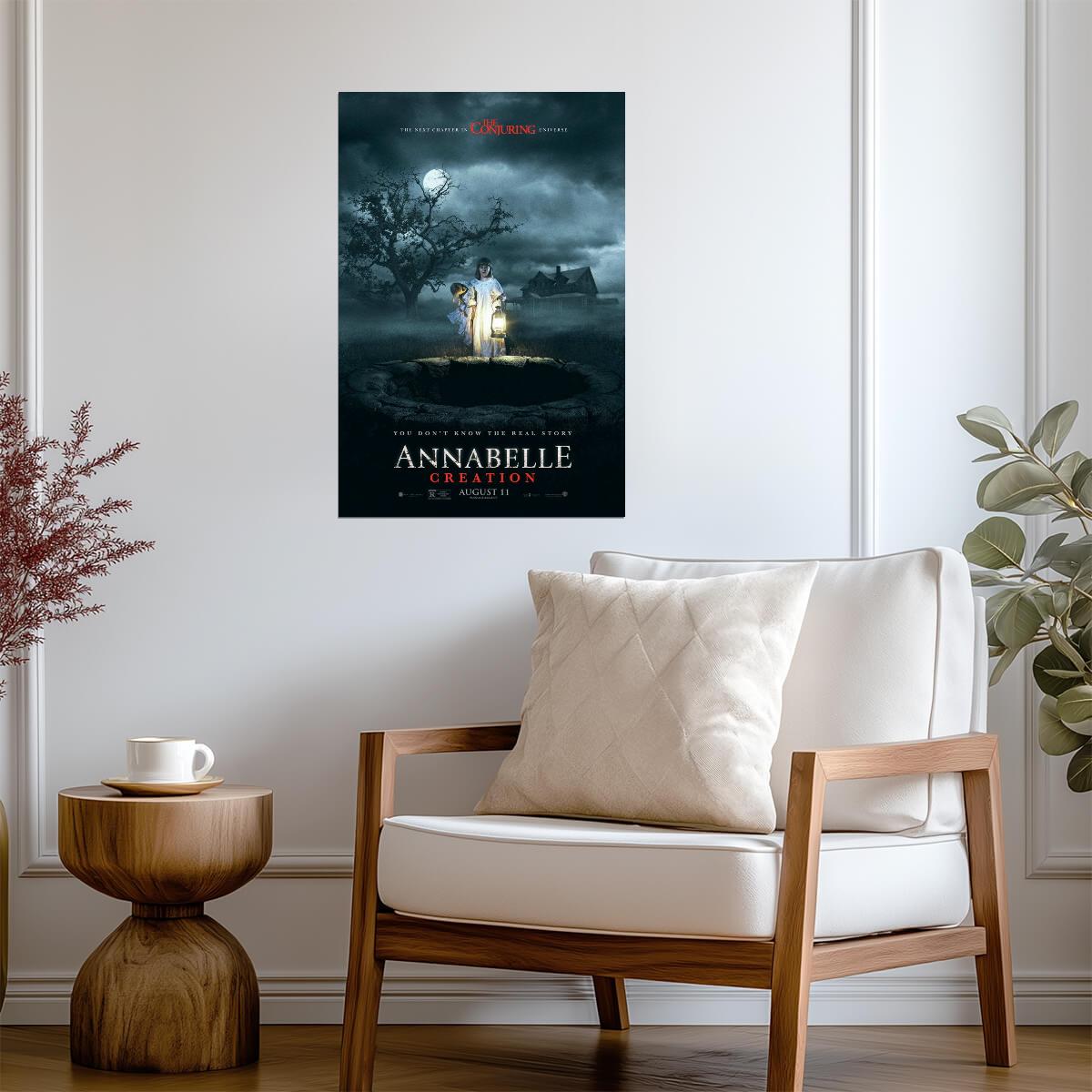 Annabelle Creation Stephanie Sigman | Supernatural Horror Poster | The Conjuring Universe Art - Movies & TV Poster