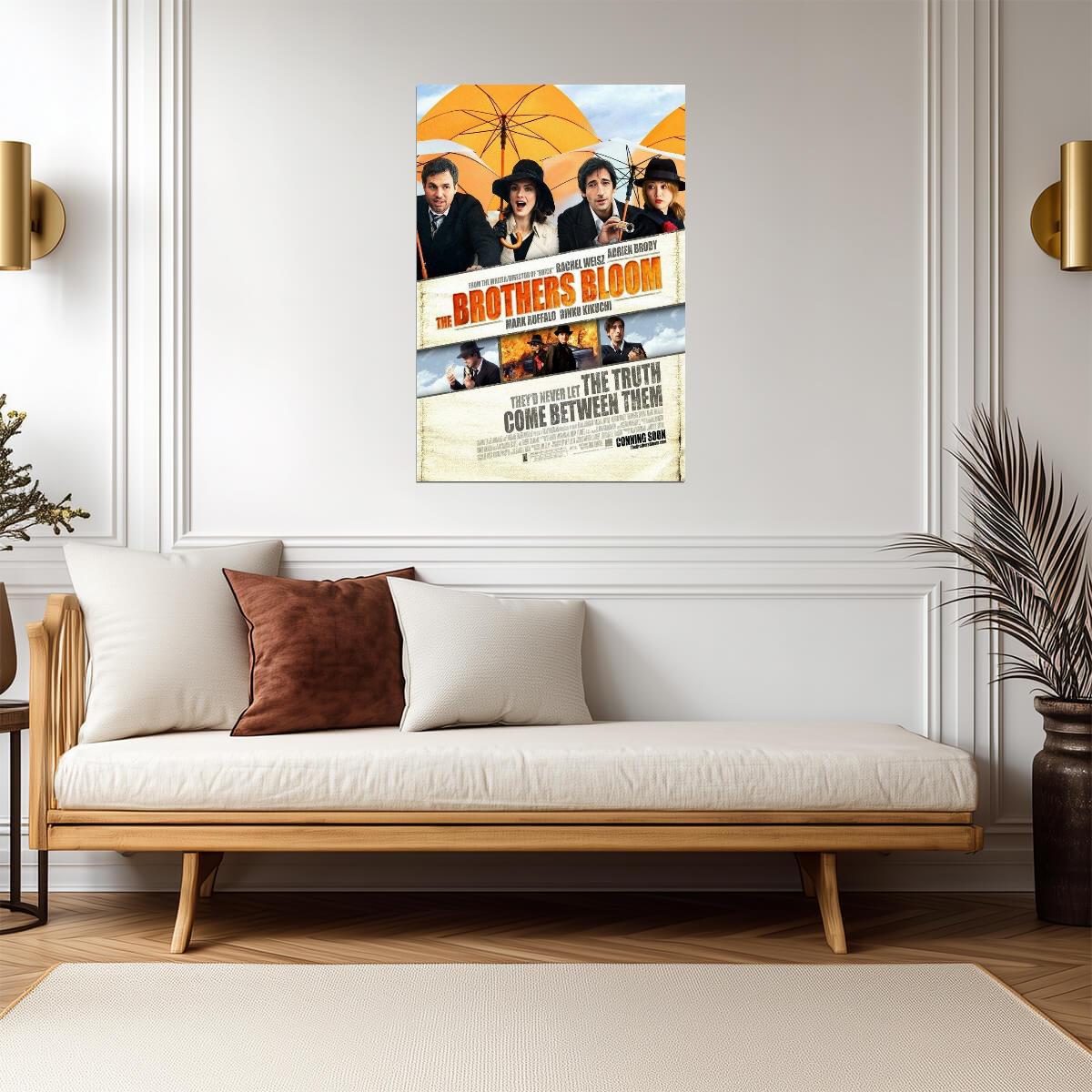 The Brothers Bloom | Rachel Weisz & Adrien Brody | Adventure Comedy Poster - Movies & TV Poster