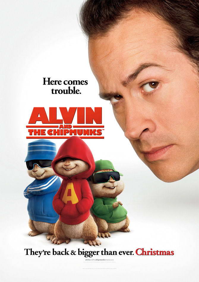 Alvin and the Chipmunks 2007 Movie | Live-Action Animated Comedy Poster | Family Film Art - Movies & TV Poster
