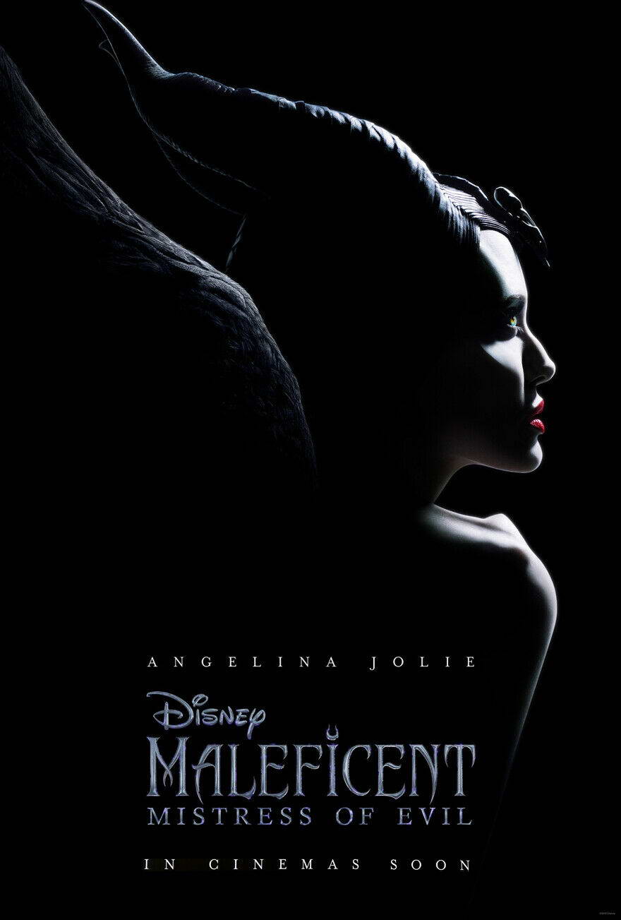 Maleficent Mistress of Evil Angelina Jolie | Dark Fantasy Movie Poster | Fairytale Villain Art - Movies & TV Poster