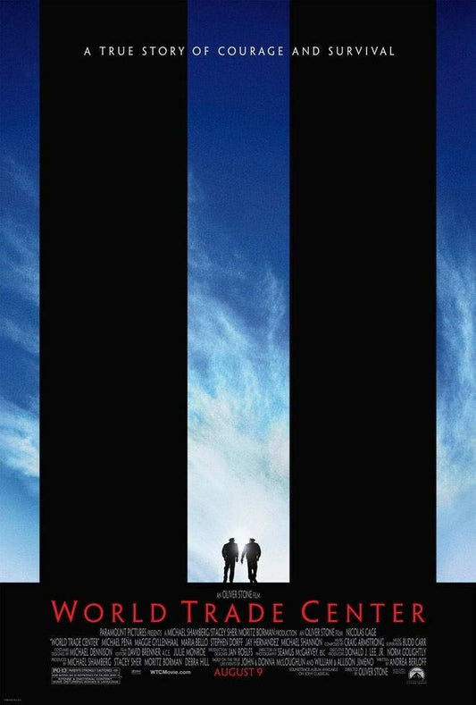 World Trade Center Nicolas Cage | Oliver Stone 9/11 Film Poster | Historical Drama Art - Movies & TV Poster