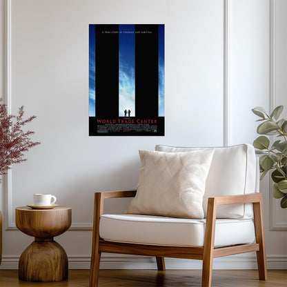 World Trade Center Nicolas Cage | Oliver Stone 9/11 Film Poster | Historical Drama Art - Movies & TV Poster