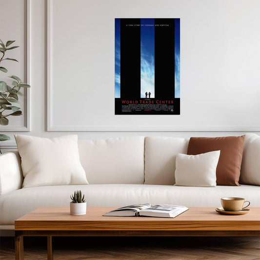 World Trade Center Nicolas Cage | Oliver Stone 9/11 Film Poster | Historical Drama Art - Movies & TV Poster