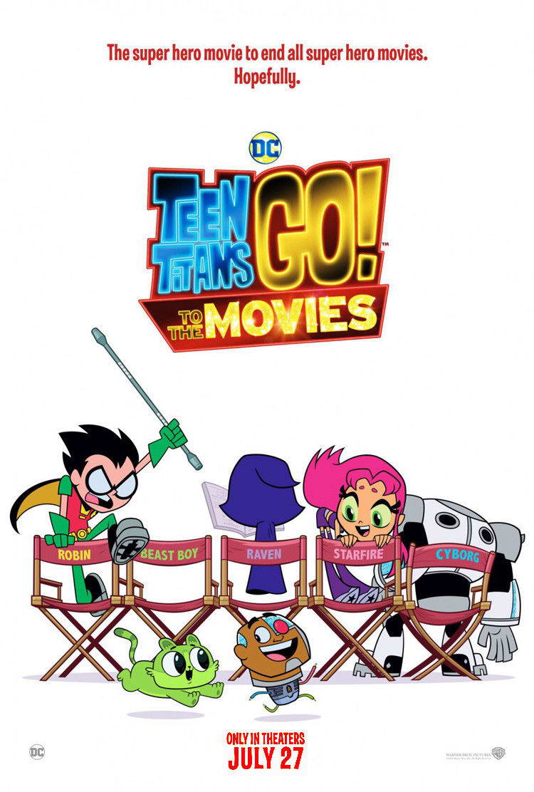 Teen Titans Go To The Movies | Animated Superhero Comedy Poster | DC Animated Movie Art - Movies & TV Poster