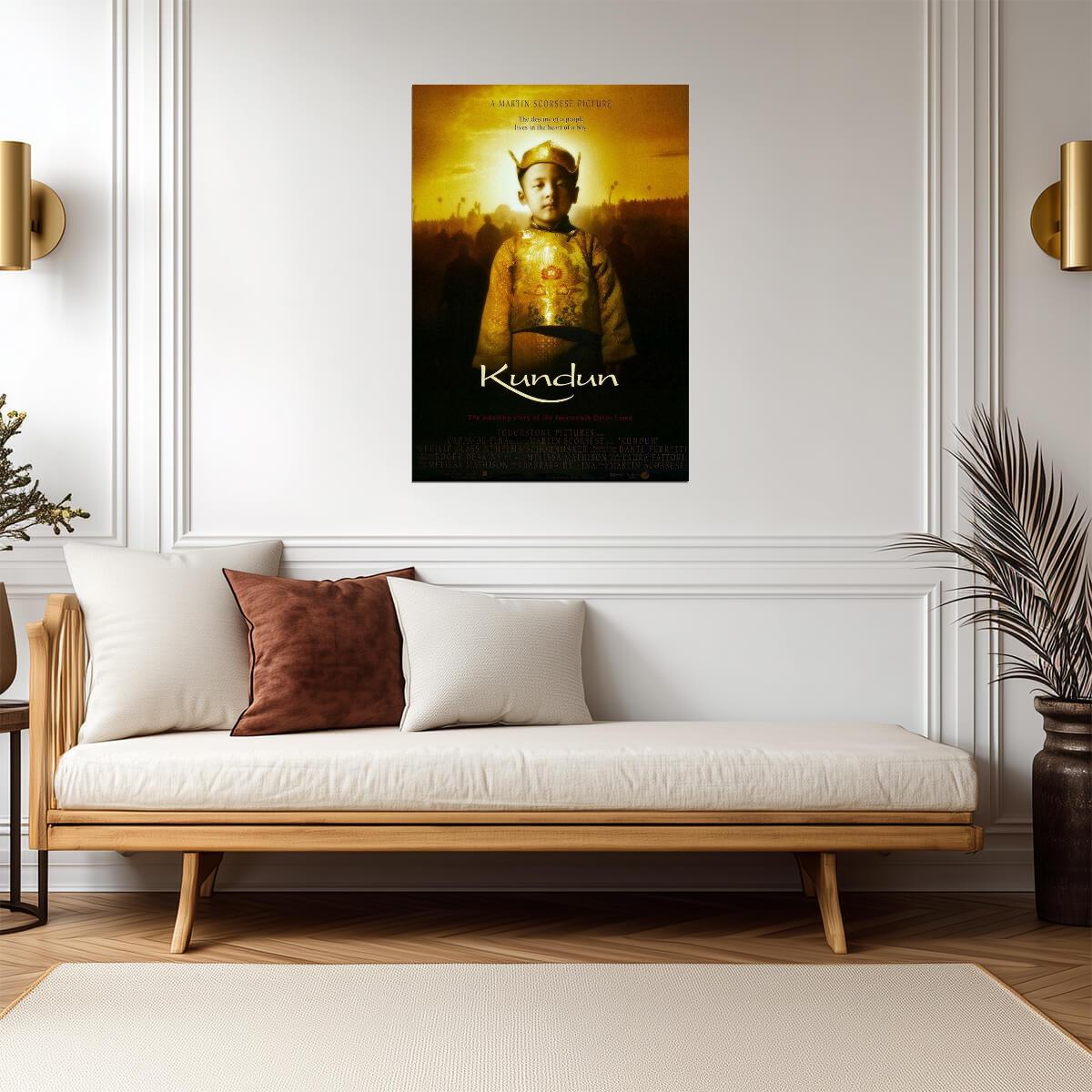 Kundun a Martin Scorsese Film | 14th Dalai Lama Story | Biographical Movie Poster - Movies & TV Poster