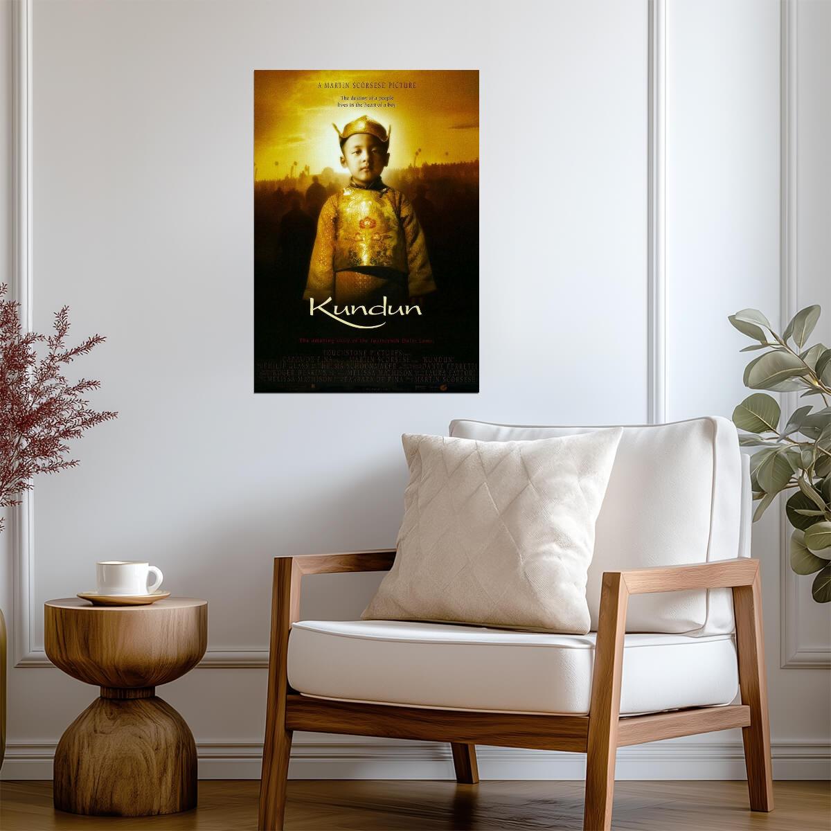 Kundun a Martin Scorsese Film | 14th Dalai Lama Story | Biographical Movie Poster - Movies & TV Poster