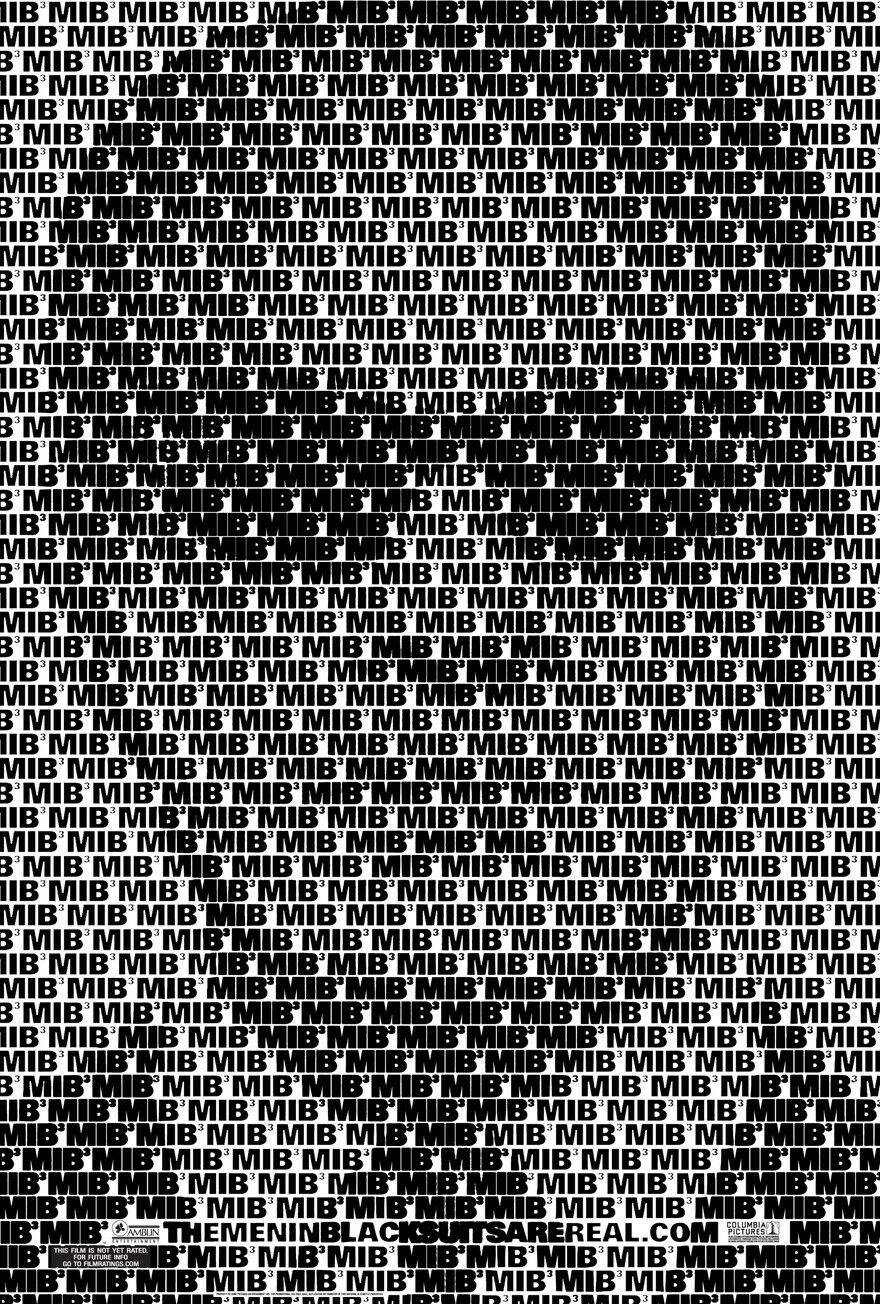 Men in Black 3 Tommy Lee Jones as Agent K | Typographic Portrait Poster | Sci-Fi Comedy Text Art - Movies & TV Poster