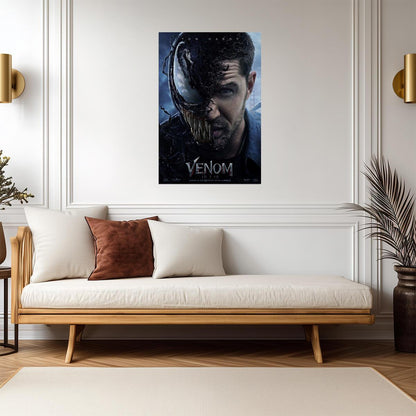 Venom Tom Hardy as Eddie Brock | Anti-Hero Poster | Superhero Movie Art - Movies & TV Poster