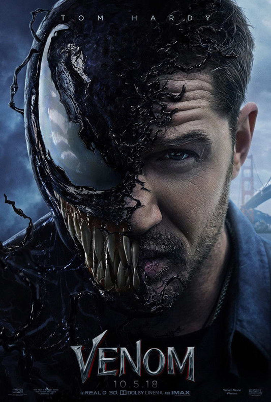 Venom Tom Hardy as Eddie Brock | Anti-Hero Poster | Superhero Movie Art - Movies & TV Poster