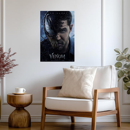 Venom Tom Hardy as Eddie Brock | Anti-Hero Poster | Superhero Movie Art - Movies & TV Poster