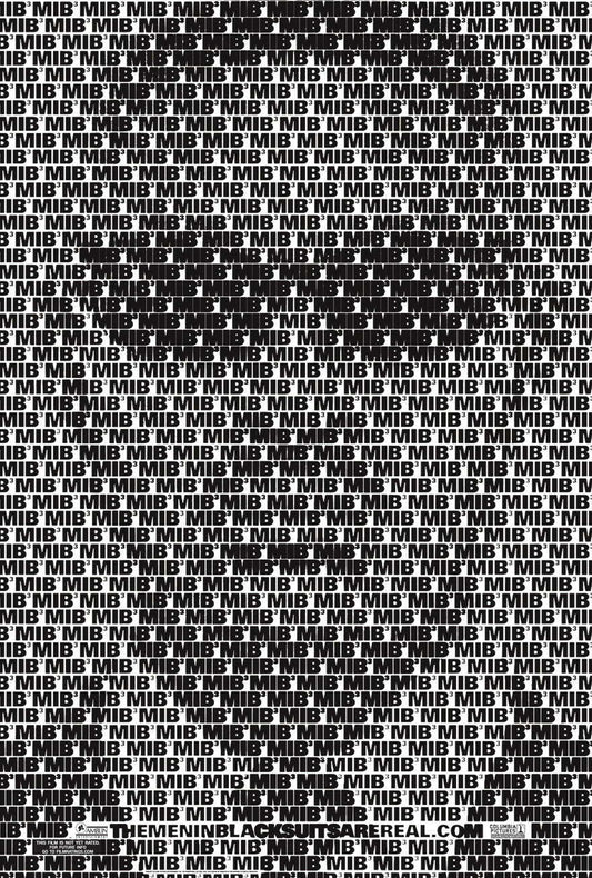 Men in Black 3 Will Smith as Agent J | Text Art Portrait Poster | Sci-Fi Movie Wall Art - Movies & TV Poster