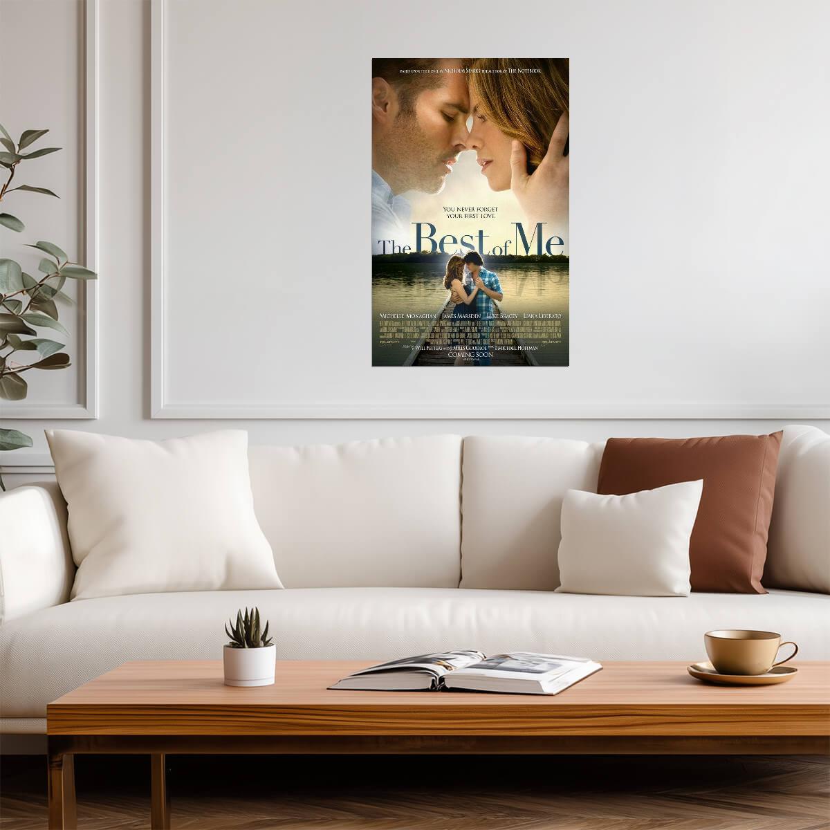 The Best of Me | Michelle Monaghan & James Marsden | Nicholas Sparks Romance Poster - Movies & TV Poster