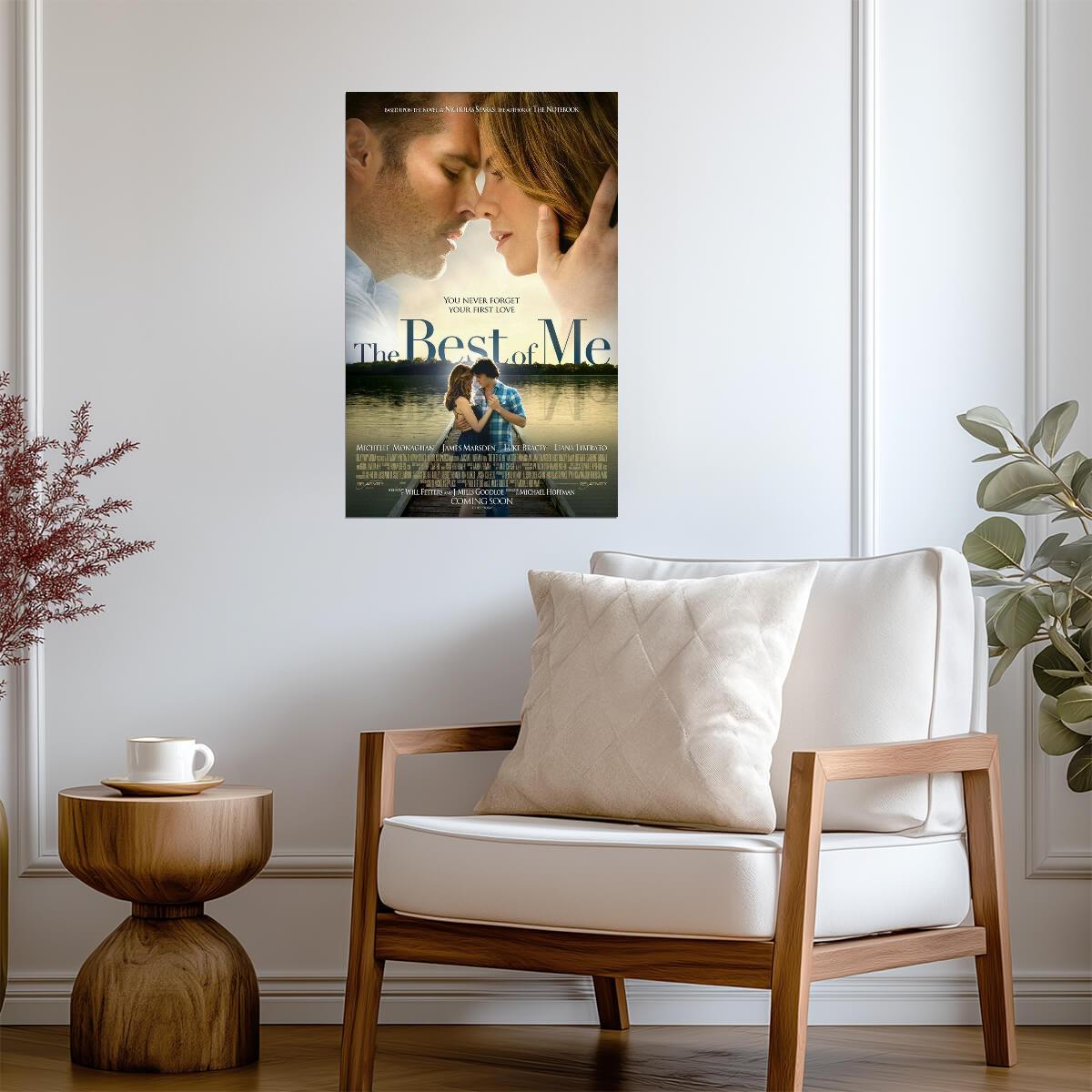 The Best of Me | Michelle Monaghan & James Marsden | Nicholas Sparks Romance Poster - Movies & TV Poster