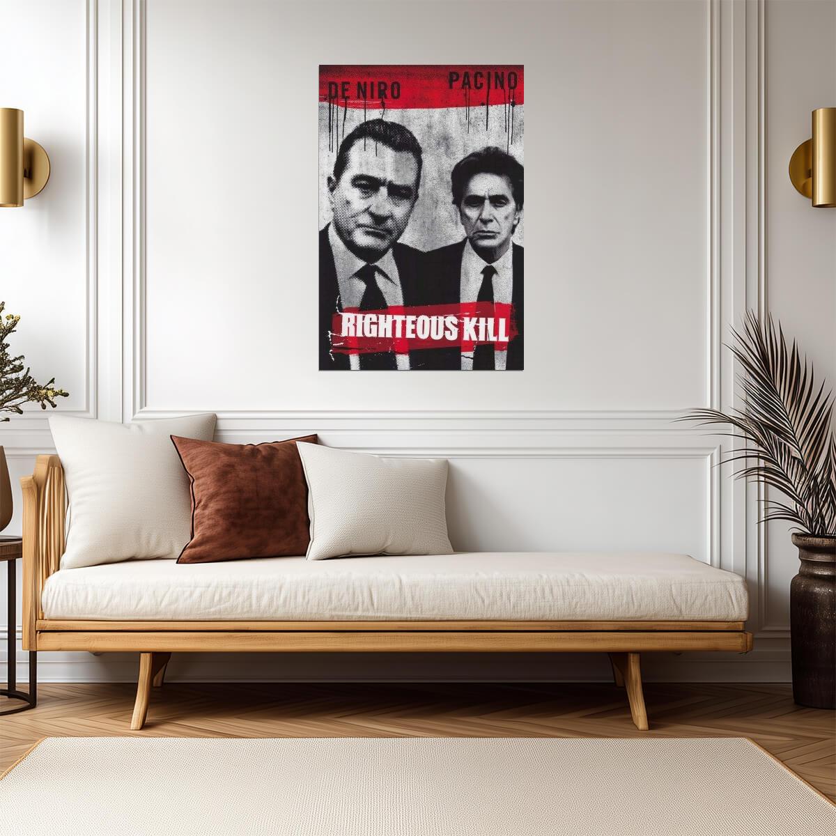 Righteous Kill | Robert De Niro & Al Pacino | Crime Thriller Movie Poster - Movies & TV Poster