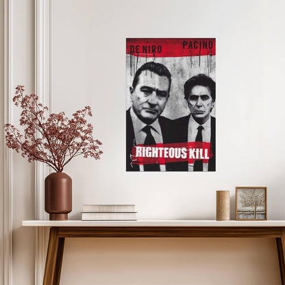 Righteous Kill | Robert De Niro & Al Pacino | Crime Thriller Movie Poster - Movies & TV Poster