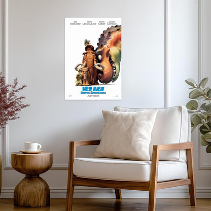 Ice Age Dawn of the Dinosaurs | Scrat Sid & Manny | Animated Comedy Movie Poster - Movies & TV Poster