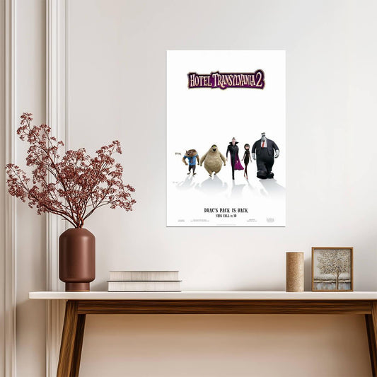 Hotel Transylvania 2 Adam Sandler as Dracula | Animated Comedy Poster | Family Halloween Movie Art - Movies & TV Poster