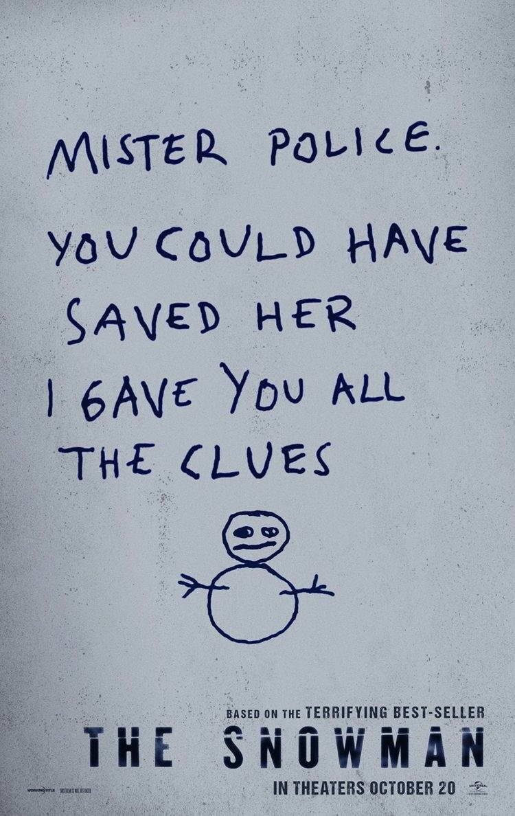 The Snowman Michael Fassbender | Crime Thriller Movie Poster | Nordic Noir Film Art - Movies & TV Poster