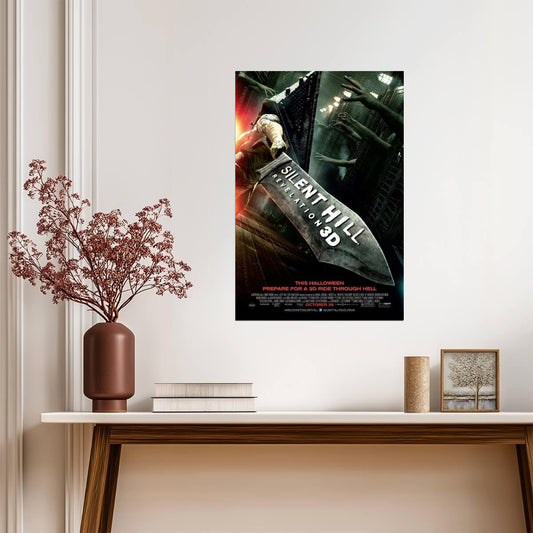 Silent Hill Revelation 3D | Video Game Horror Movie Poster | Supernatural Survival Art - Movies & TV Poster