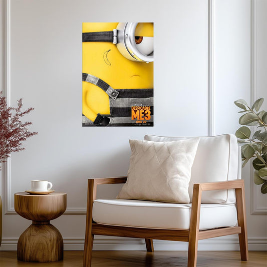 Despicable Me 3 Minions Banana Poster | Steve Carell Animated Comedy | Family Movie Art - Movies & TV Poster