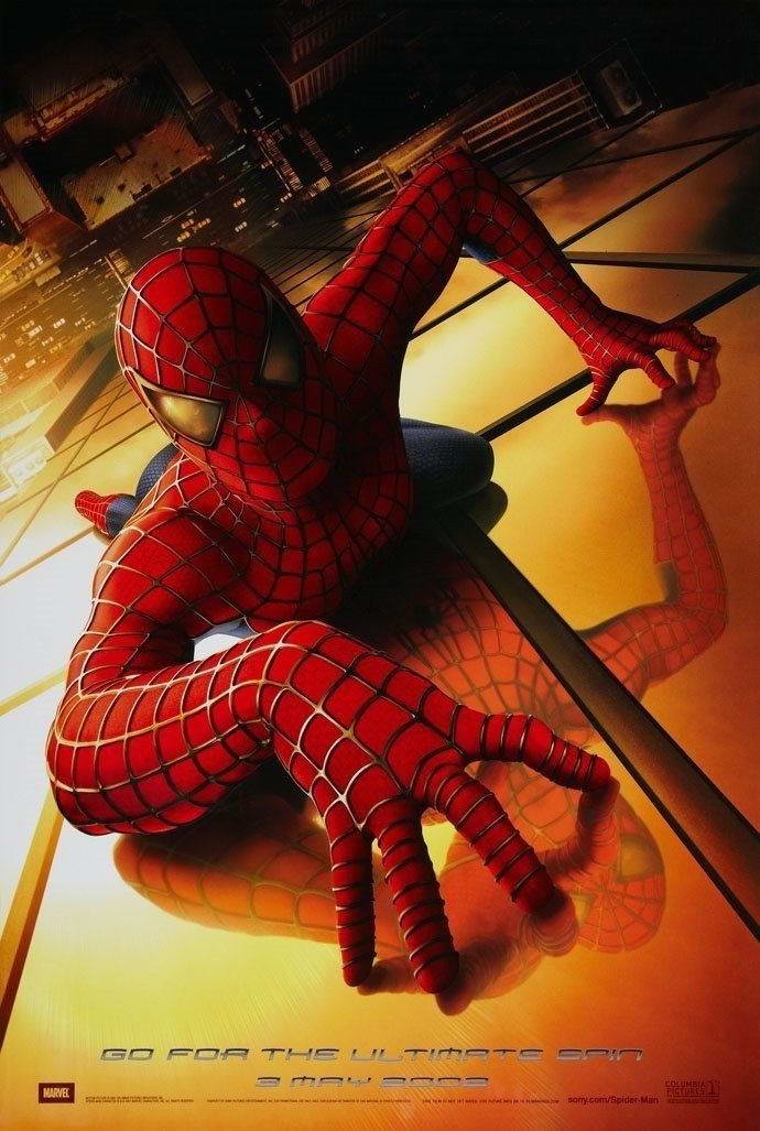 Spider-Man 2002 Movie | Tobey Maguire as Spider-Man | Sam Raimi Superhero Poster - Movies & TV Poster