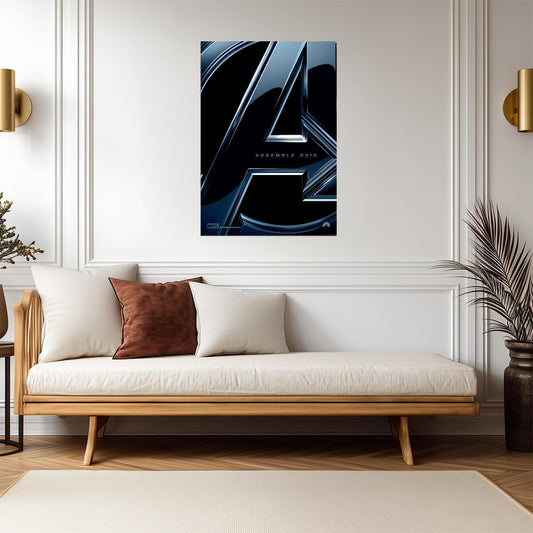 The Avengers 2012 Movie | Superhero Team-Up Poster | MCU Phase One Film Art - Movies & TV Poster