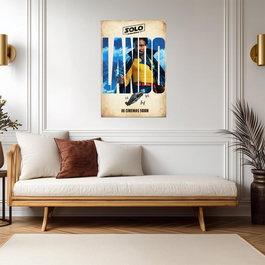 Solo: A Star Wars Story | Donald Glover as Lando Calrissian | Sci-Fi Adventure Poster - Movies & TV Poster