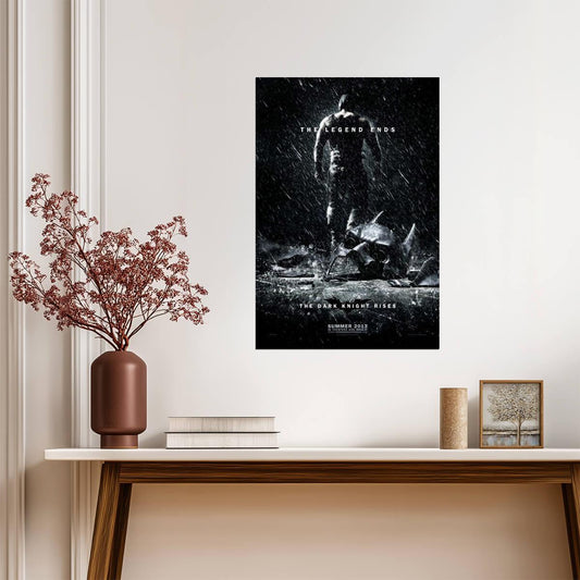 The Dark Knight Rises | Bane "The Legend Ends" | Tom Hardy Villain Poster - Movies & TV Poster