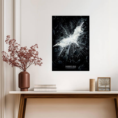 The Dark Knight Rises | Christian Bale as Batman | Superhero Movie Poster - Movies & TV Poster