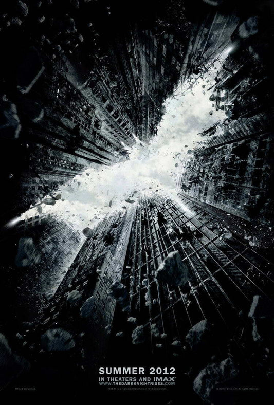 The Dark Knight Rises | Christian Bale as Batman | Superhero Movie Poster - Movies & TV Poster