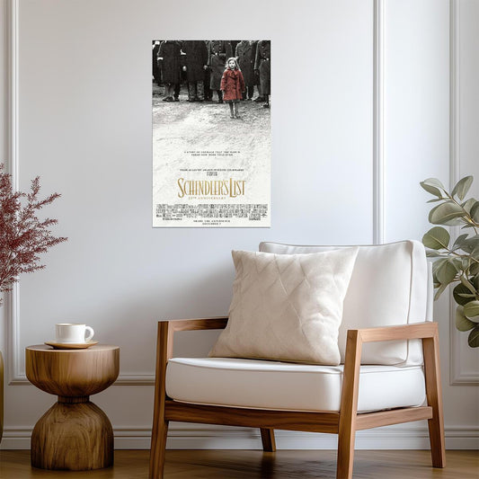 Schindler's List 1993 | A Film by Steven Spielberg | Historical Drama Poster - Movies & TV Poster