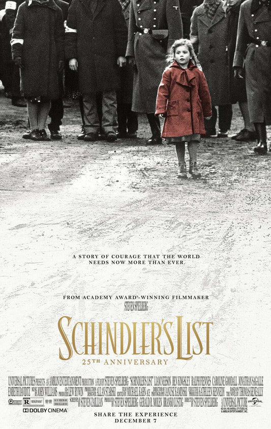 Schindler's List 1993 | A Film by Steven Spielberg | Historical Drama Poster - Movies & TV Poster