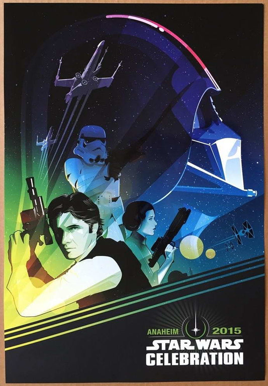 Star Wars Celebration Anaheim 2015 | Convention Art Print | Sci-Fi Event Poster - Movies & TV Poster