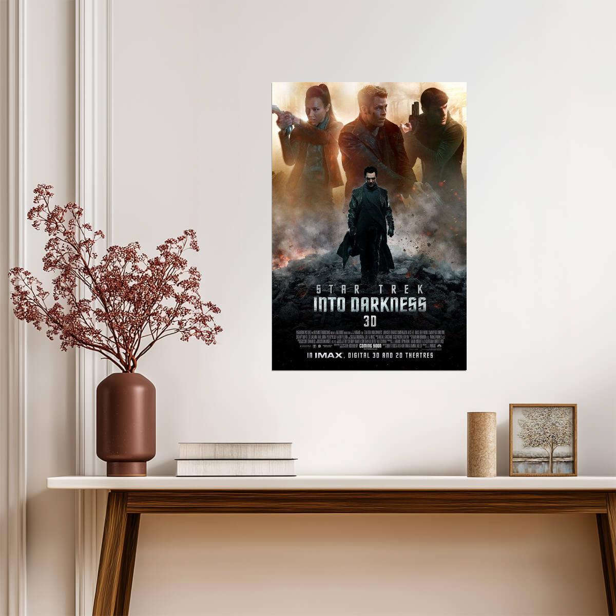 Star Trek Into Darkness | Chris Pine as Captain Kirk | Sci-Fi Movie Poster - Movies & TV Poster