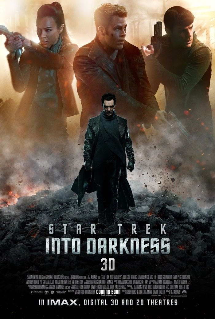Star Trek Into Darkness | Chris Pine as Captain Kirk | Sci-Fi Movie Poster - Movies & TV Poster