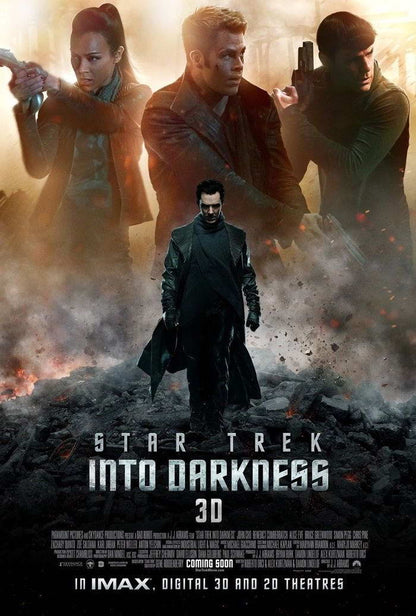 Star Trek Into Darkness | Chris Pine as Captain Kirk | Sci-Fi Movie Poster - Movies & TV Poster