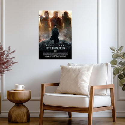 Star Trek Into Darkness | Chris Pine as Captain Kirk | Sci-Fi Movie Poster - Movies & TV Poster