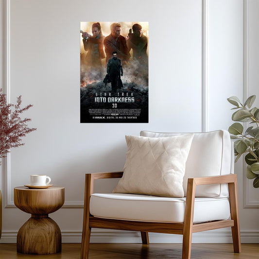 Star Trek Into Darkness | Chris Pine as Captain Kirk | Sci-Fi Movie Poster - Movies & TV Poster