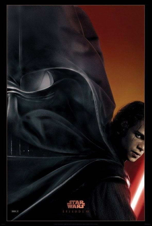 Star Wars: Revenge of the Sith | Anakin Skywalker vs Darth Vader | Sci-Fi Movie Poster - Movies & TV Poster