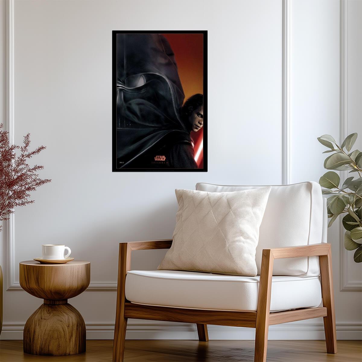 Star Wars: Revenge of the Sith | Anakin Skywalker vs Darth Vader | Sci-Fi Movie Poster - Movies & TV Poster
