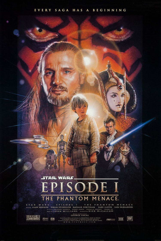 Star Wars: The Phantom Menace | Sci-Fi Prequel Movie Poster - Movies & TV Poster
